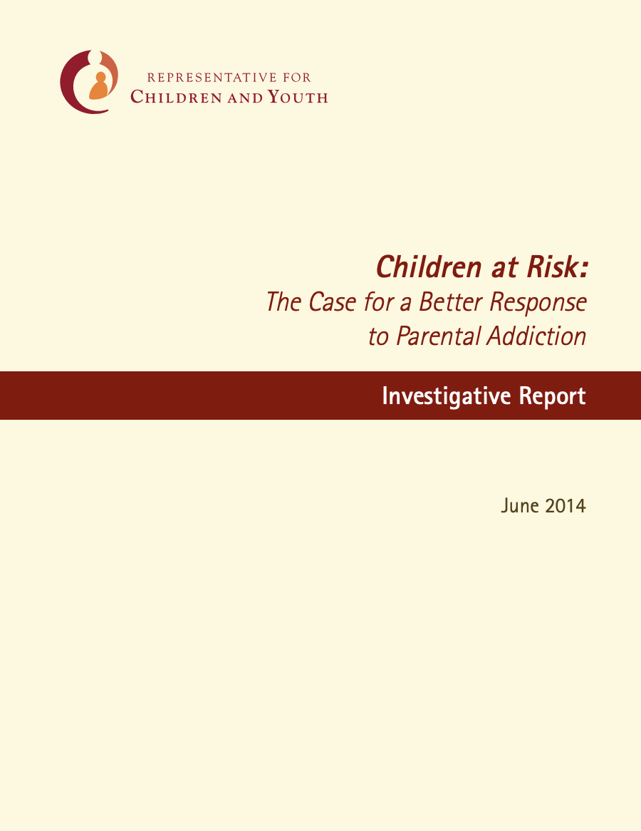 Children Exposed To Risk Children at Risk - Representative for Children & Youth